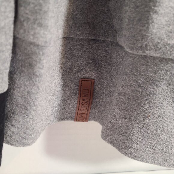 Ampersand Grey Full Zip Hoodie - Picture 2 of 3